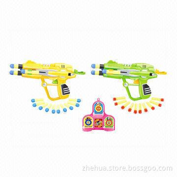 Soft Gun Toys with 54 x 31 x 5cm Color Box Size